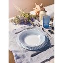 CARIBEENNE BLUE ASSIETTE PLATE 28CM