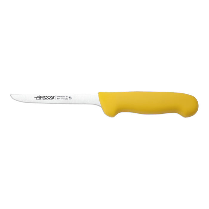 2900 Couteau A Desosser Jaune 140Mm