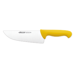 [295900] 2900 Couteau De Boucher Jaune 200Mm