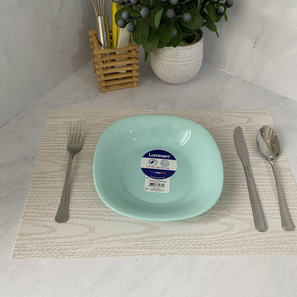 Carine Light Turquoise Assiette Creuse 21Cm
