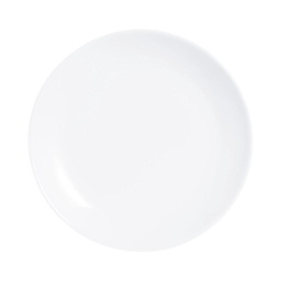 [D7358] طبق حلويات ديوالي أبيض 19 سم