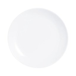 [D7358] Diwali Blanc Assiette Dessert  19Cm