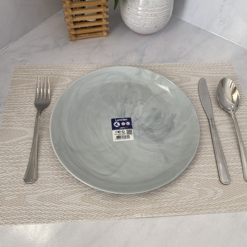 Diwali Granit Marbre Assiette Plate 25Cm