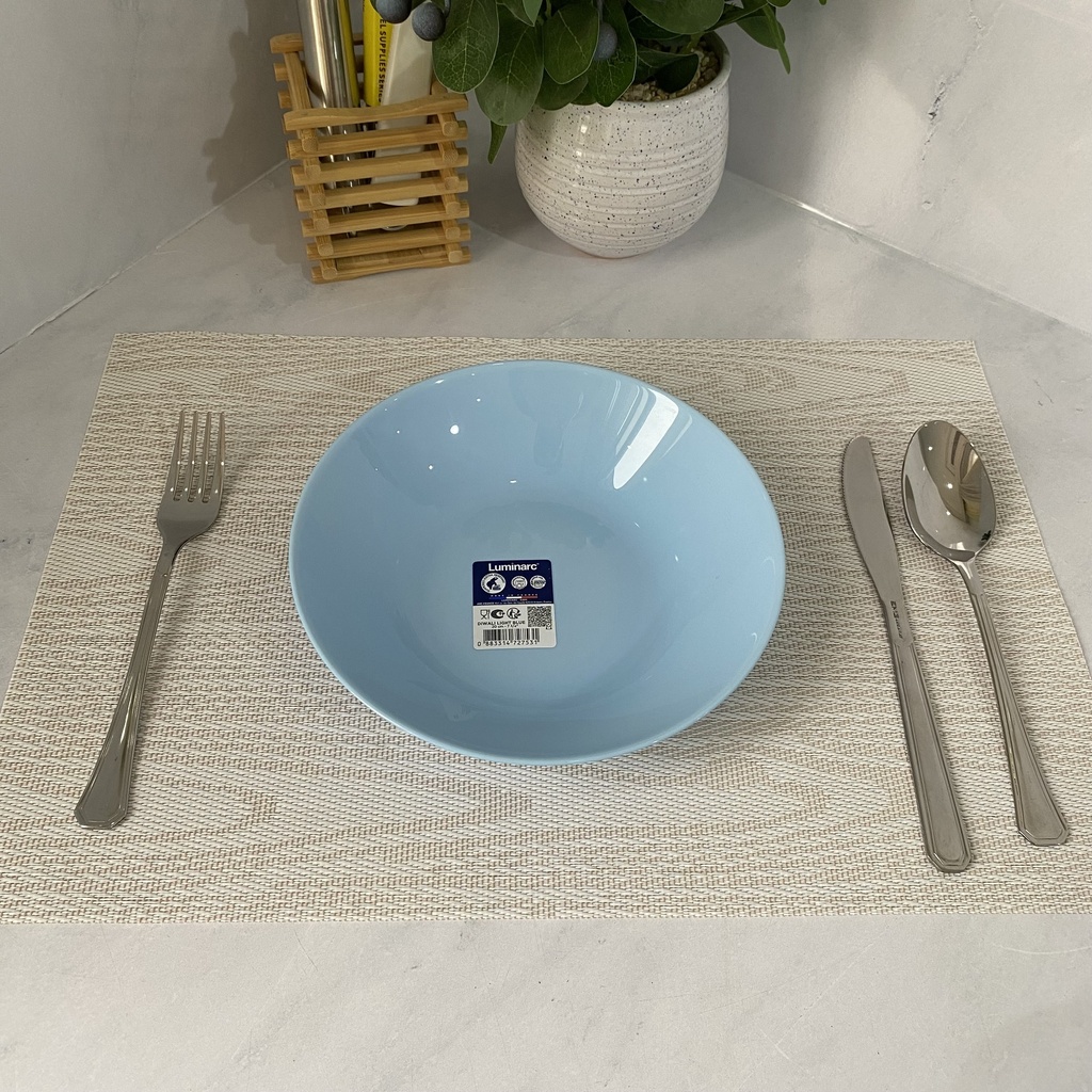 Diwali Light Blue Assiette Creuse 20Cm