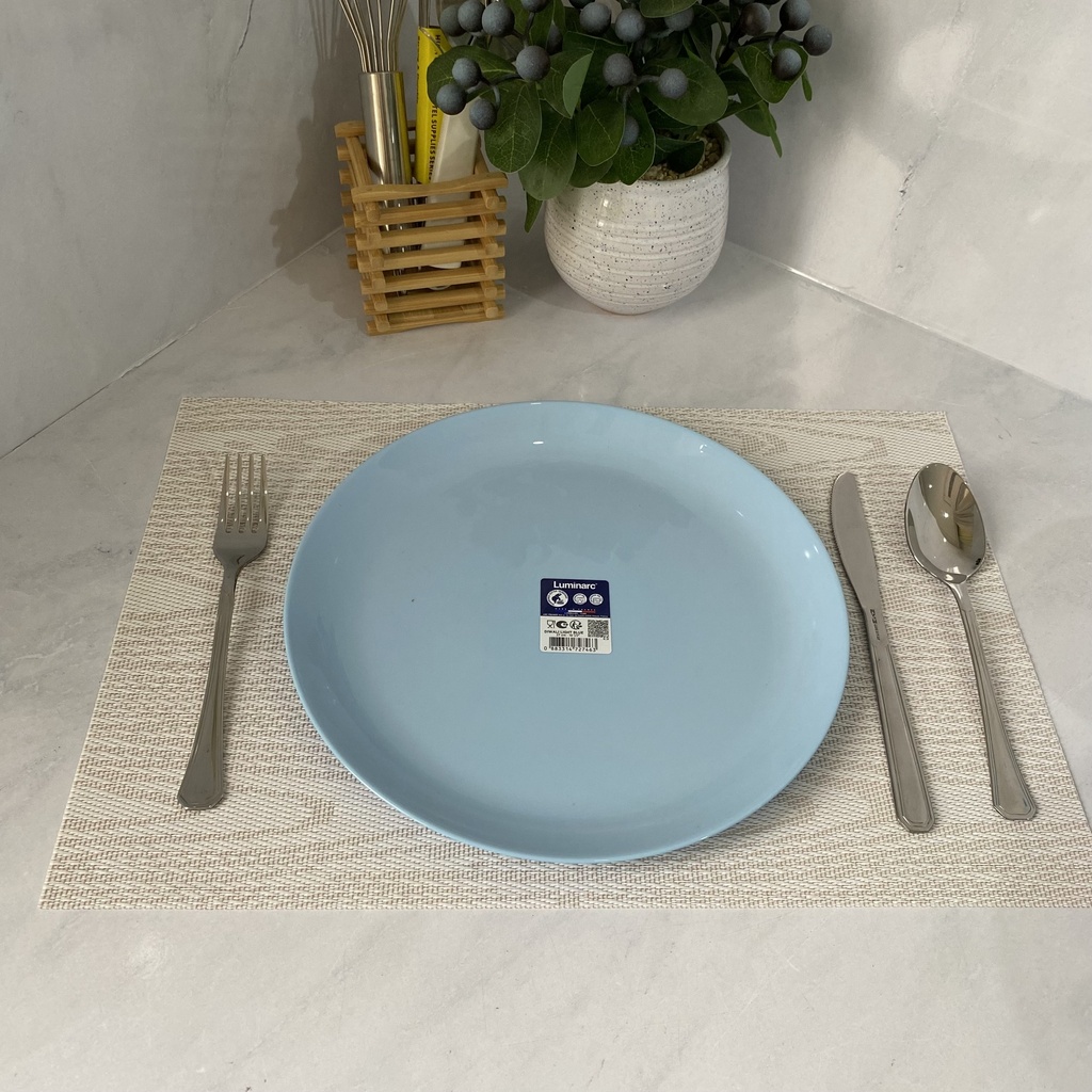 Diwali Light Blue Assiette Plate 27Cm