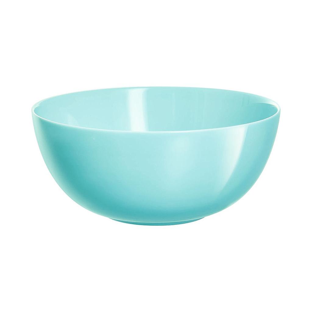 DIWALI LIGHT TURQUOISE SALADIER 21CM