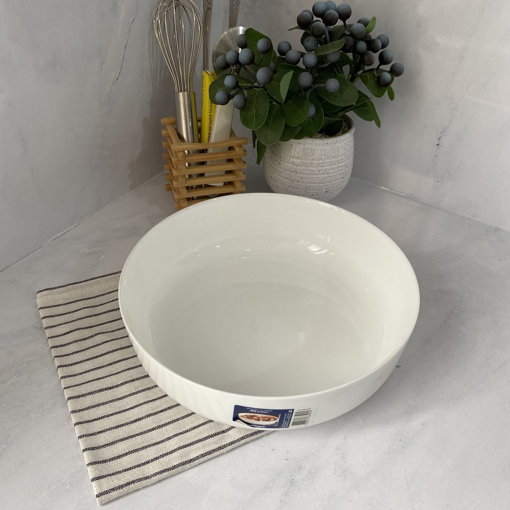 Diwali Blanc Plat A Servir Blanc 26Cm