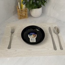 Friends Time Assiette Ronde Creuse Noir 17 Cm