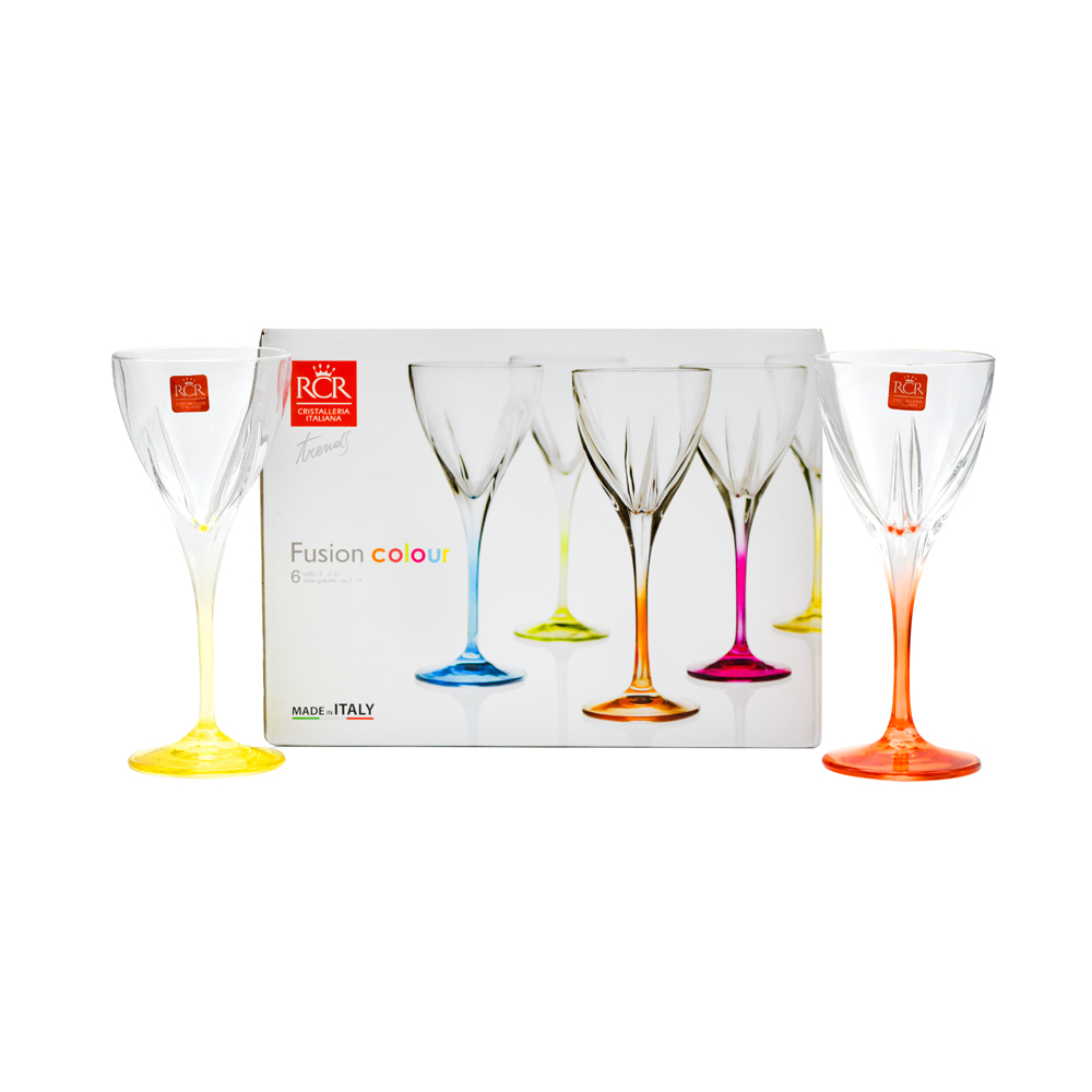 Fusion Set 6 Pieces Verre A Pied 