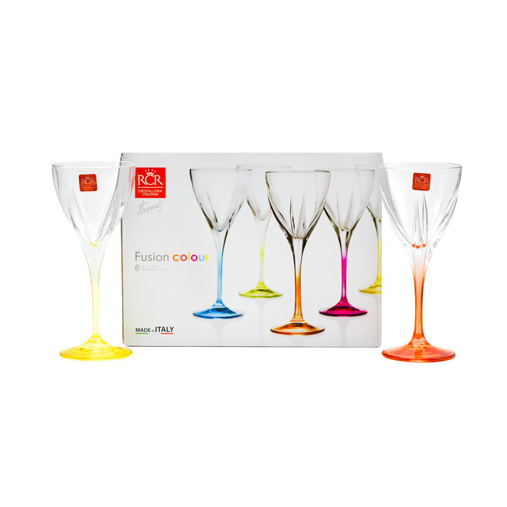 Fusion Set 6 Pieces Verre A Pied 