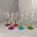 Fusion Verre A Pied Couleur 25 Cl