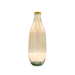 [5981F1131] Gold Edge Vase 40Cm Miel