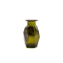 [5904DB615] Origami Vase 16Cm Vert