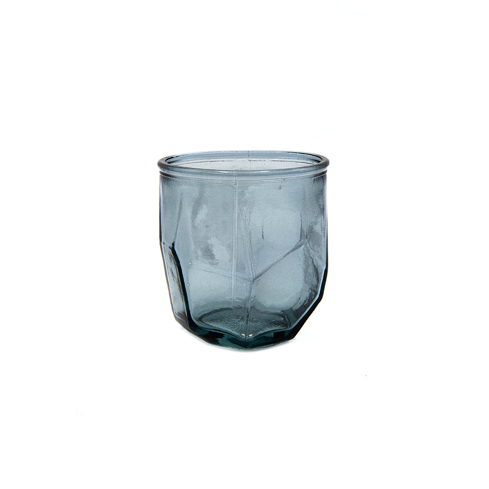 Origami Vase 30 Cl Bleu