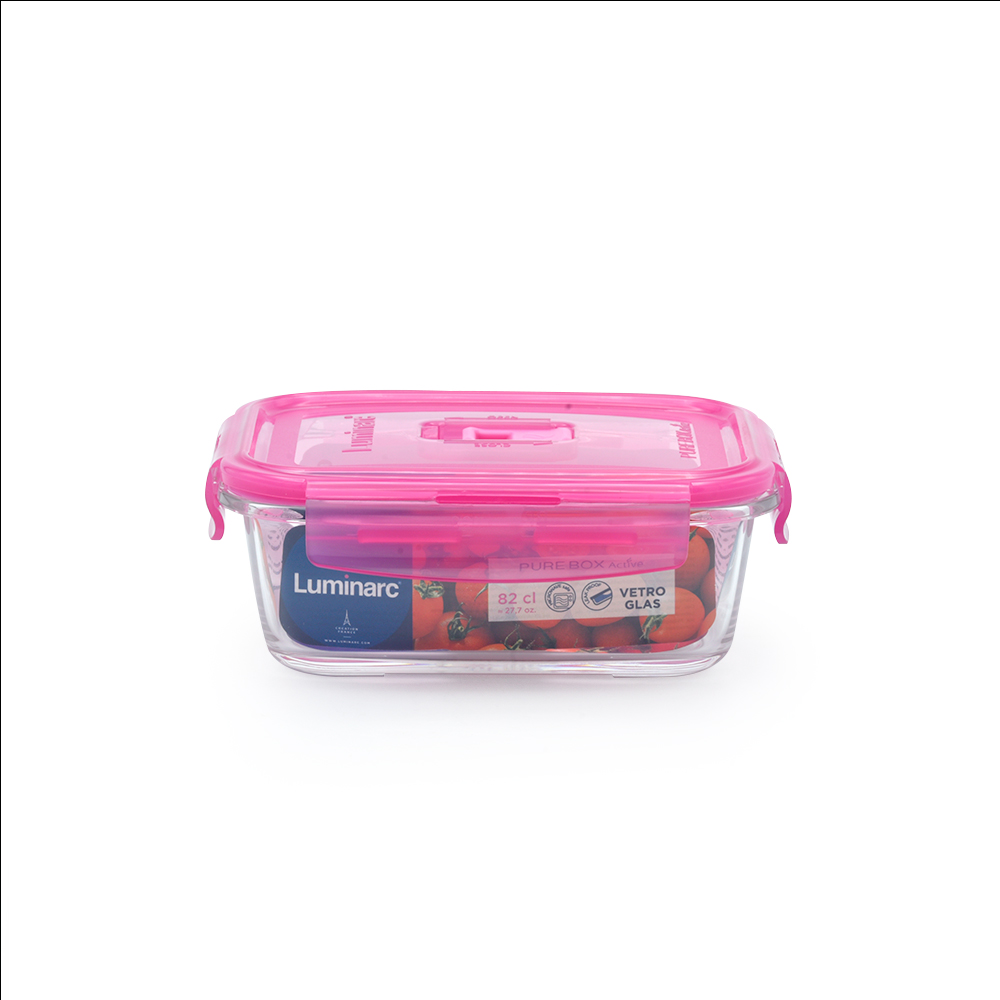 Pure Box Active Rectangulaire  Pink 82Cl