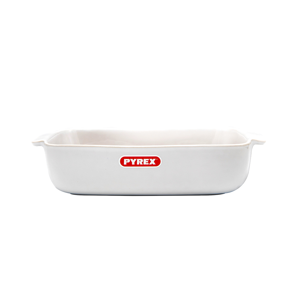 Pyrex Signature Plat Rectangulaire 25*19Cm Blanc