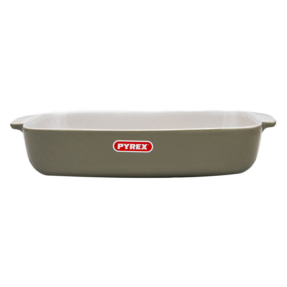 Pyrex Signature Plat Rectangulaire 30*22Cm Gris