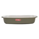 PYREX SIGNATURE PLAT RECTANGULAIRE 30*22CM GRIS