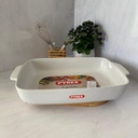Pyrex Signature Plat Rectangulaire 35*25Cm Blanc