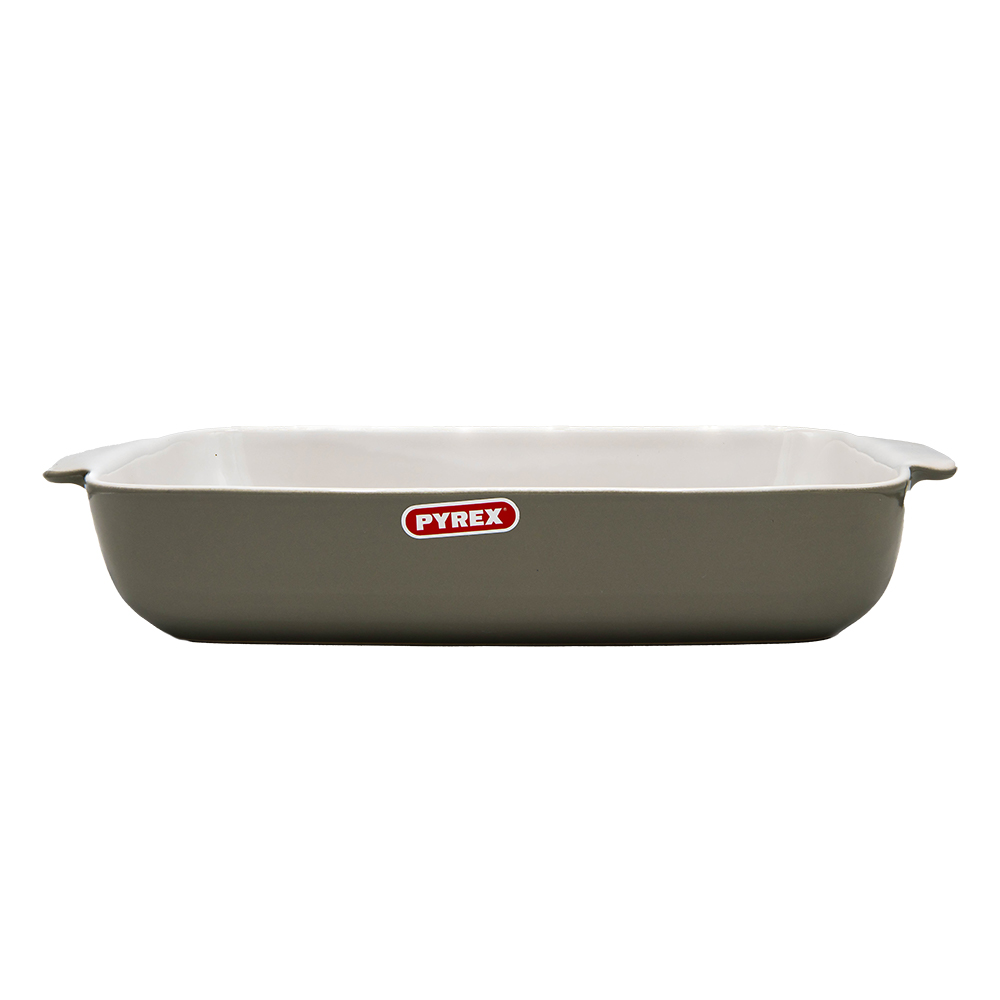 PYREX SIGNATURE PLAT RECTANGULAIRE 35*25CM GRIS