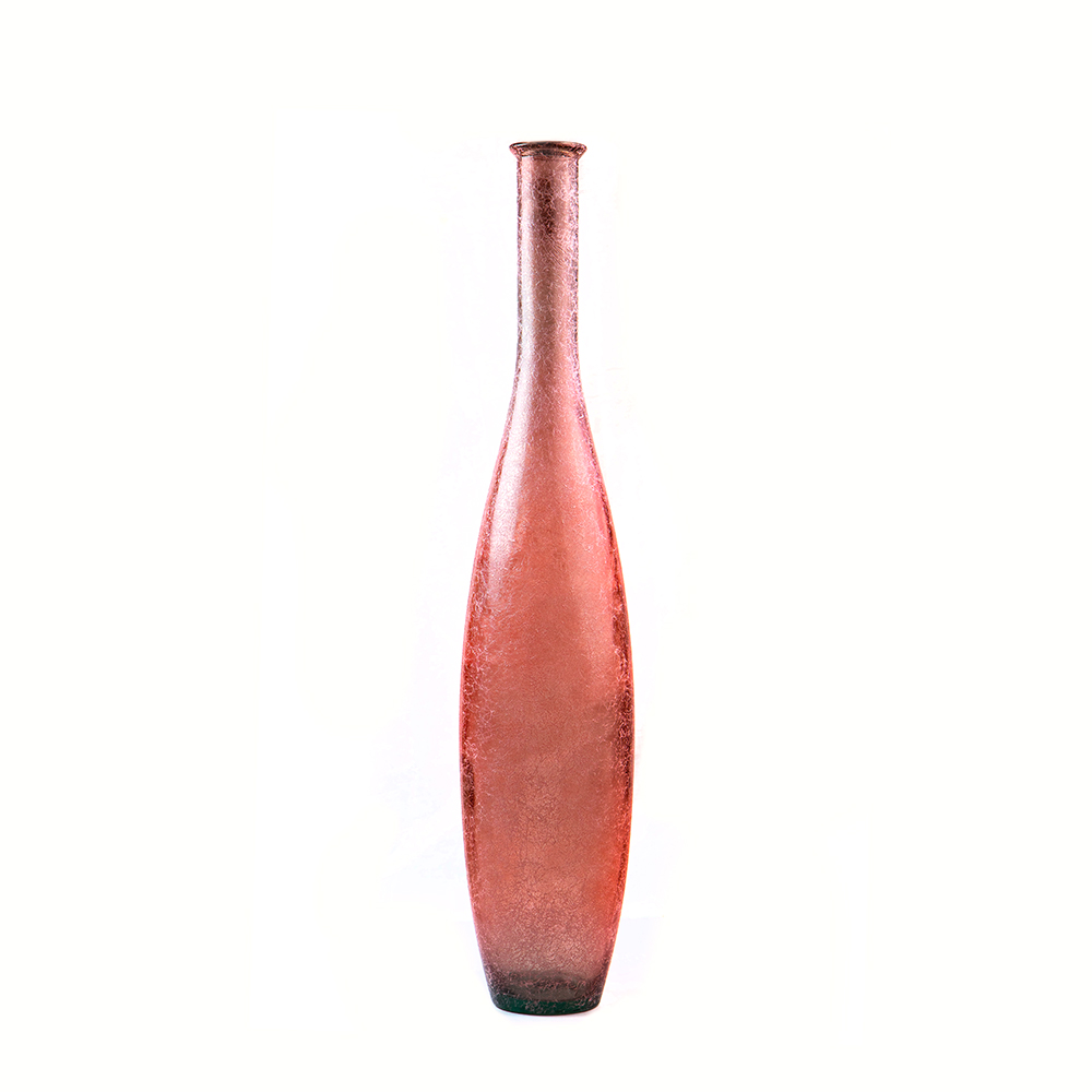 SILK VASE 100CM ROSE