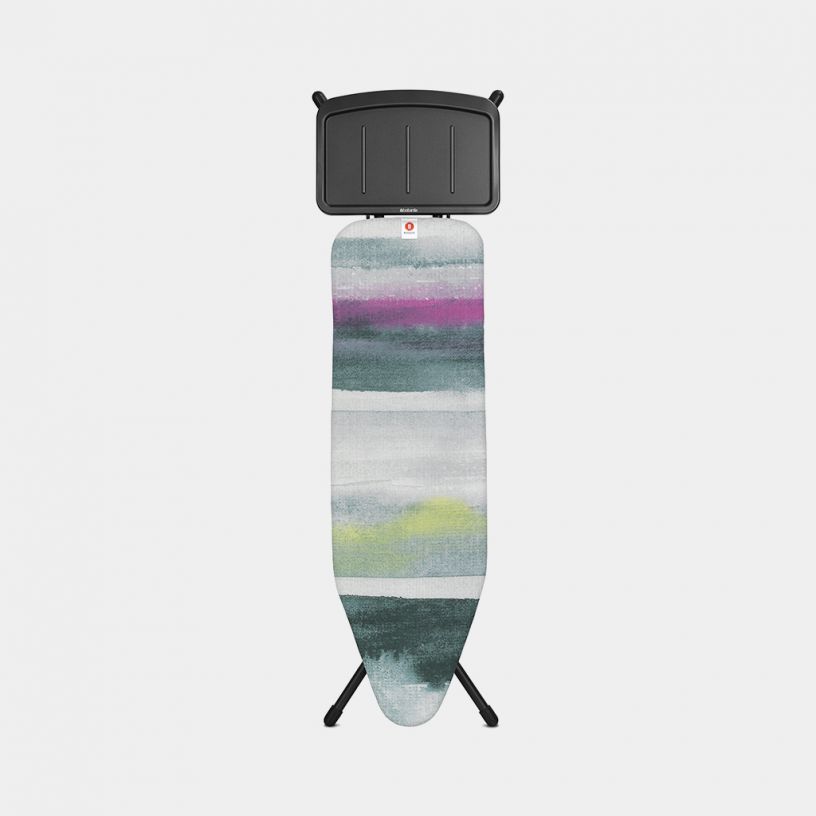 TABLE DE REPASSAGE B 124*38CM MORNING BREEZ AVEC REPOSE CENTRAL VAPEUR