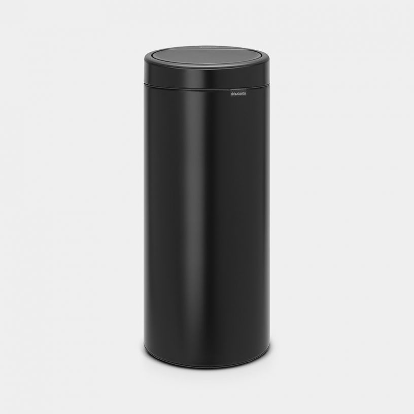 Touch Bin Poubelle  30L Matt Black