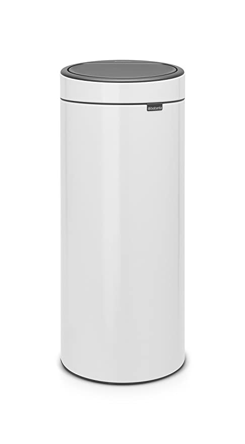 Touch Bin Poubelle  30L White