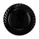 Trianon Noir Assiette Plate 24Cm