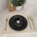 Trianon Noir Assiette Plate 24Cm