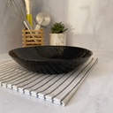 Pampille Noir Assiette Creuse 20Cm