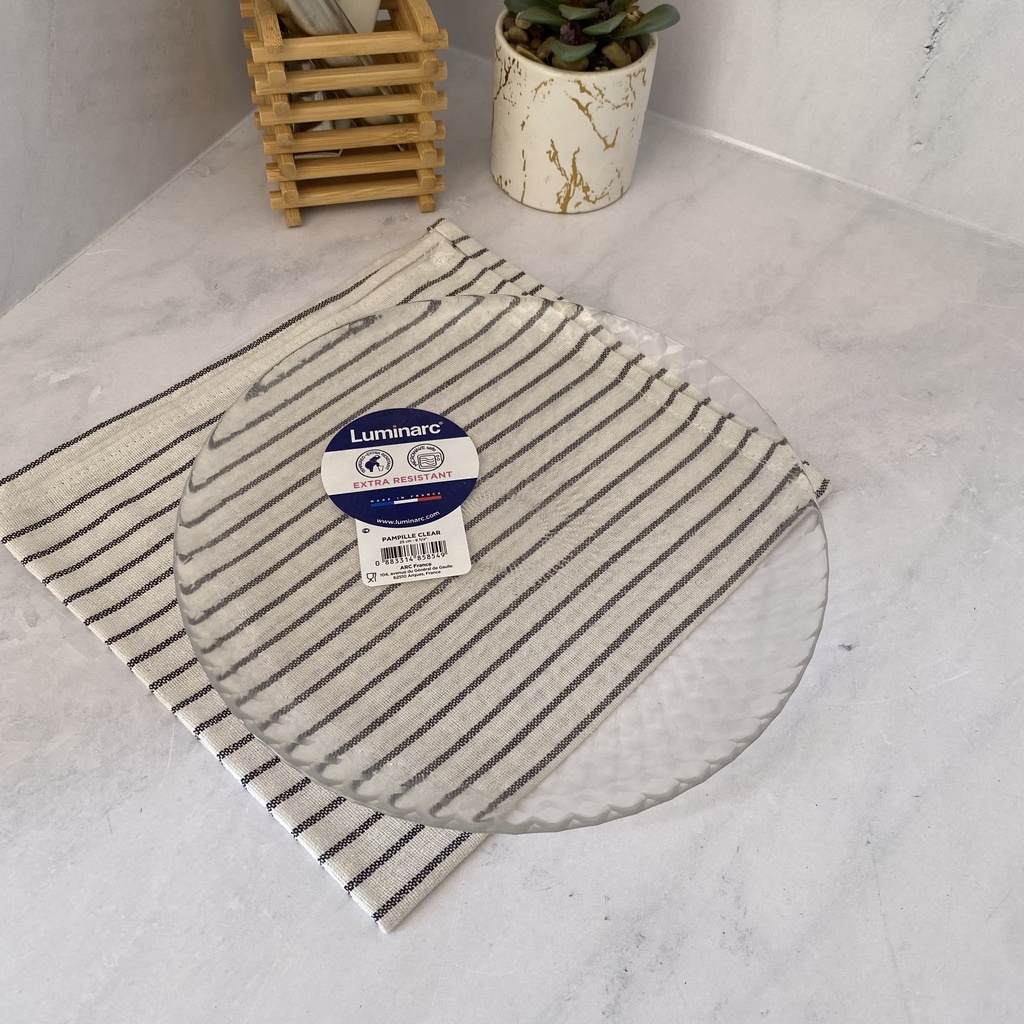 صحن مسطح شفاف 25 سم Pampille 