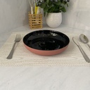 Vicky Noir Terracotta Assiette 21Cm