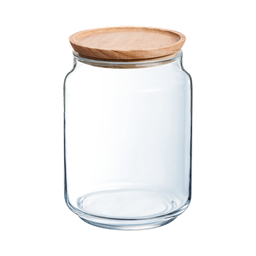 [P9614] Pure Jar Avec Couvercle En Bois 2L