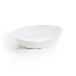 [N3486] Smart Cuisine Plat Ovale 38*23 Cm Blanc