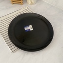 Diana Noir Assiette Plate 25Cm