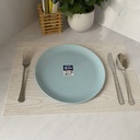 Diwali Assiette Plate 25 CM Paradise Blue