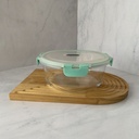 Boite de conserv ronde 1300ml en verre+cv