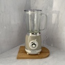 Vintage Blender Bocal En Verre 1.5L Beige