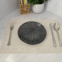 Assiette A Dessert Grise Midnight