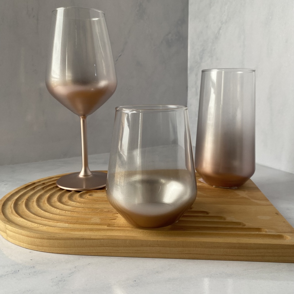verre a eau 42.5 cl glow rose