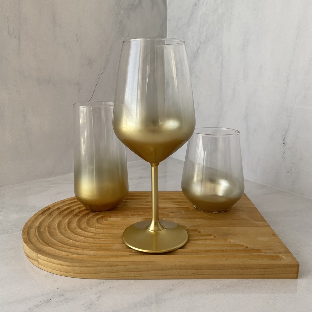 verre a pied 49 cl glow gold