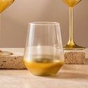 Verre A Eau 42.5 cl Glow Gold