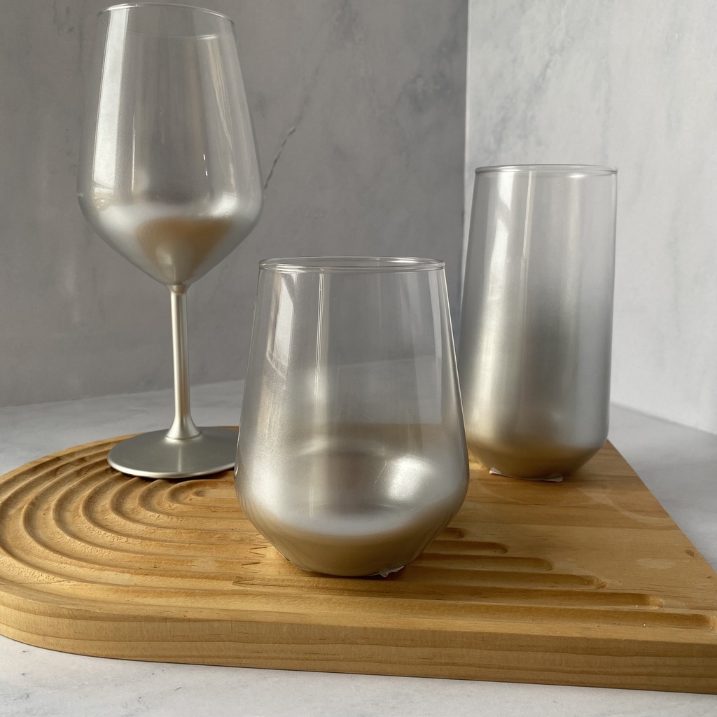 verre a eau 42.5 cl glow silver