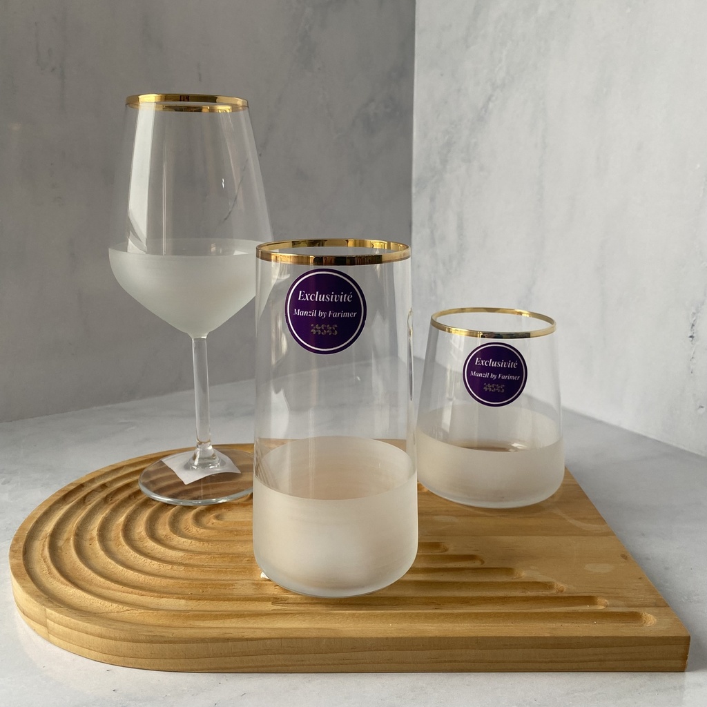 verre haut 54 cl nish gold