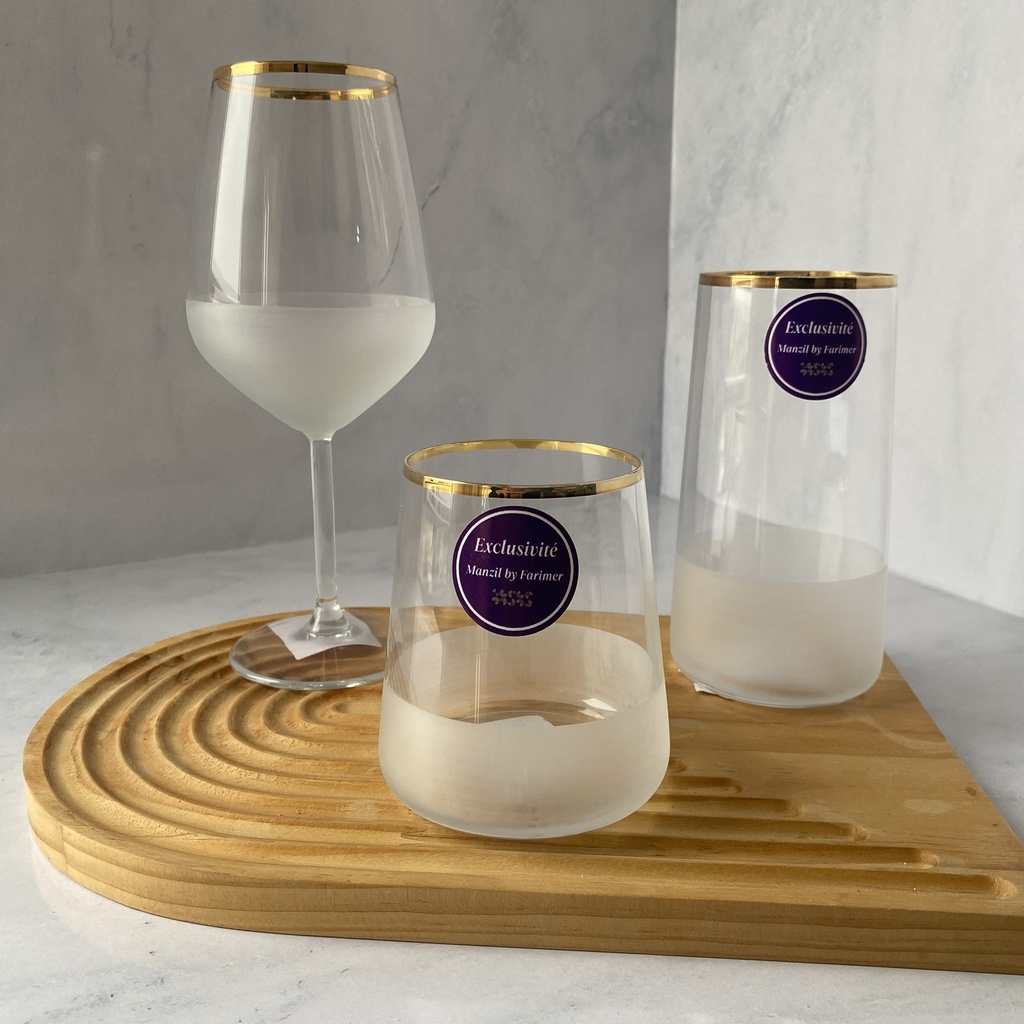 verre a eau 38 cl nish gold