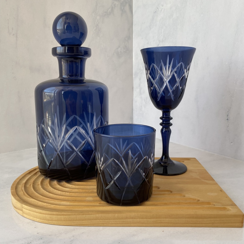 Verre A Eau Cambridge Bleu 30 Cl