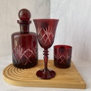 Verre A Pied Cambridge Rouge 27 Cl