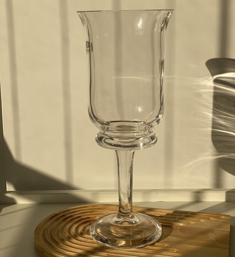 Vase à pieds riva  13X40cm