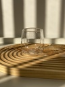 Tasse à double paroi, 90 ml,sans anse